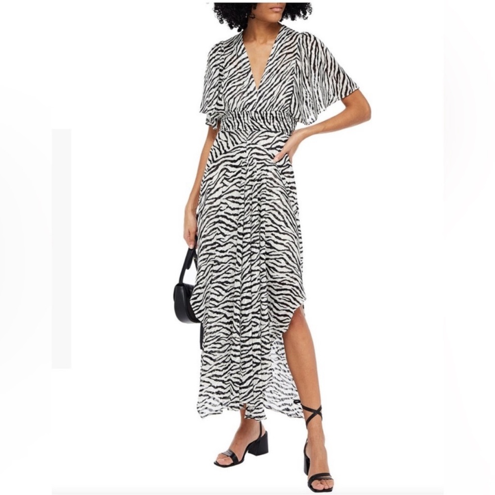 Make Zebra Print Maxi Dress
